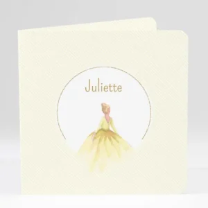 Faire-part de naissance Jolie princesse livret*Faire-part Elégant Sale