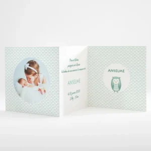 Faire-part de naissance Jolie chouette guirlande*Faire-part Elégant Online