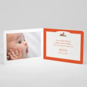 Faire-part de naissance Joli faon photo*Faire-part Elégant Online