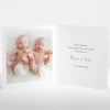 Faire-part de naissance Jumeaux*Faire-part Elégant New