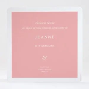 Faire-part de naissance Jubilation*Faire-part Elégant Clearance