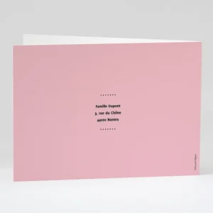 Faire-part de naissance Just simple*Faire-part Elégant Online