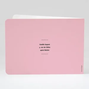 Faire-part de naissance Just simple*Faire-part Elégant Online