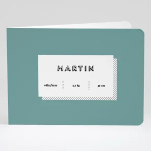Faire-part de naissance Just simple*Faire-part Elégant Online