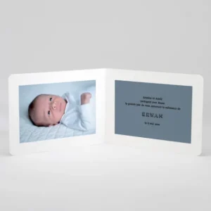 Faire-part de naissance Just simple*Faire-part Elégant Online