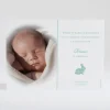 Faire-part de naissance Lapin scandinave*Faire-part Elégant Fashion