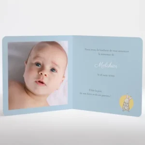 Faire-part de naissance Lapinou*Faire-part Elégant Fashion
