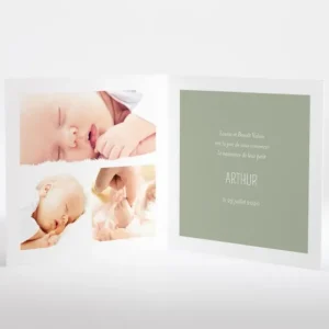 Faire-part de naissance Lapin de fete*Faire-part Elégant Outlet