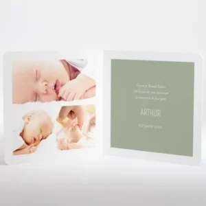 Faire-part de naissance Lapin de fete*Faire-part Elégant Outlet