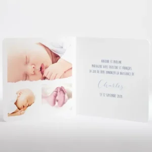 Faire-part de naissance La fameuse marelle*Faire-part Elégant Best