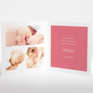 Faire-part de naissance Lapin de fete*Faire-part Elégant Outlet