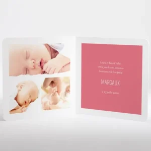Faire-part de naissance Lapin de fete*Faire-part Elégant Outlet