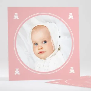 Faire-part de naissance Les quatre oursons*Faire-part Elégant Online