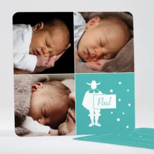 Faire-part de naissance Le petit messager*Faire-part Elégant Clearance