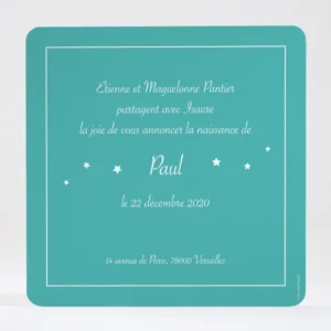 Faire-part de naissance Le petit messager*Faire-part Elégant Clearance