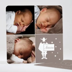 Faire-part de naissance Le petit messager*Faire-part Elégant Clearance