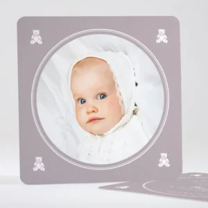 Faire-part de naissance Les quatre oursons*Faire-part Elégant Online