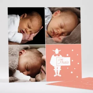 Faire-part de naissance Le petit messager*Faire-part Elégant Clearance
