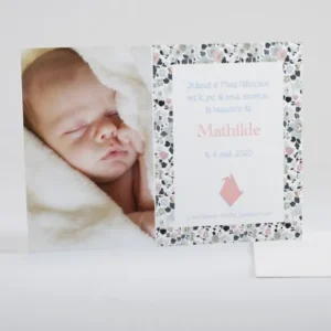 Faire-part de naissance Le chant du liberty*Faire-part Elégant Hot