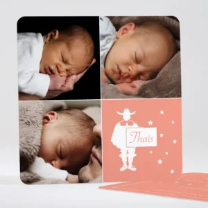 Faire-part de naissance Le petit messager*Faire-part Elégant Clearance
