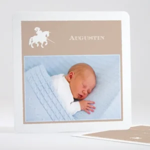Faire-part de naissance Le petit chevalier*Faire-part Elégant Outlet
