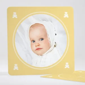Faire-part de naissance Les quatre oursons*Faire-part Elégant Online