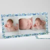 Faire-part de naissance Liberty trois photos*Faire-part Elégant Outlet