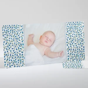 Faire-part de naissance Liberty chic framboise*Faire-part Elégant Outlet