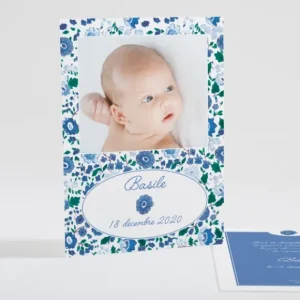 Faire-part de naissance Liberty vive le printemps*Faire-part Elégant Clearance