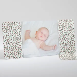 Faire-part de naissance Liberty chic framboise*Faire-part Elégant Outlet
