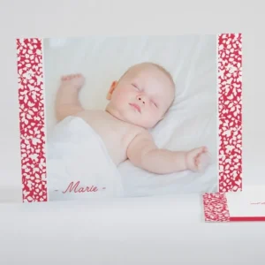 Faire-part de naissance Liberty sobre*Faire-part Elégant Hot