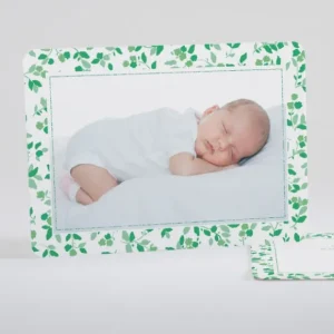Faire-part de naissance Liberty feuillage*Faire-part Elégant Sale