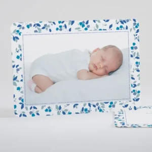 Faire-part de naissance Liberty feuillage*Faire-part Elégant Sale