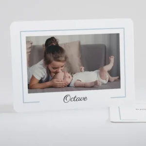 Faire-part de naissance Lisere prenom paysage*Faire-part Elégant Discount