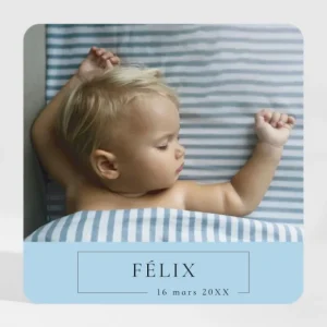 Faire-part de naissance Liberte Magnet*Faire-part Elégant New