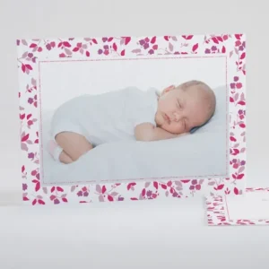 Faire-part de naissance Liberty feuillage*Faire-part Elégant Sale