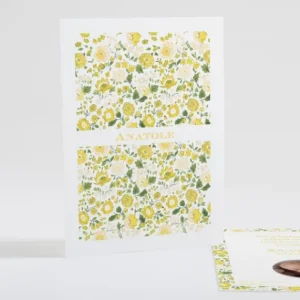 Faire-part de naissance Liberty cheri photo*Faire-part Elégant Outlet