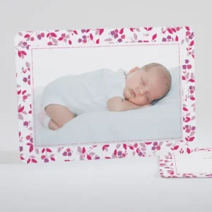 Faire-part de naissance Liberty feuillage*Faire-part Elégant Sale