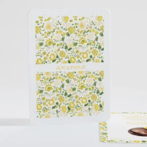 Faire-part de naissance Liberty cheri photo*Faire-part Elégant Outlet