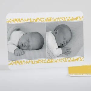 Faire-part de naissance Lisere Liberty*Faire-part Elégant Clearance
