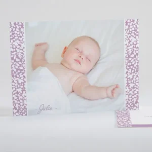 Faire-part de naissance Liberty sobre*Faire-part Elégant Hot