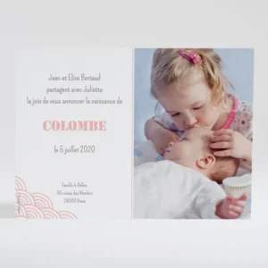 Faire-part de naissance Little vague*Faire-part Elégant Clearance