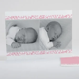 Faire-part de naissance Lisere Liberty*Faire-part Elégant Clearance