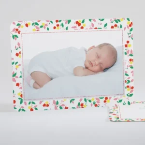 Faire-part de naissance Liberty feuillage*Faire-part Elégant Sale