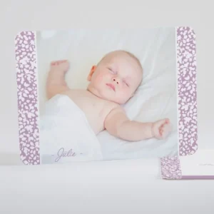 Faire-part de naissance Liberty sobre*Faire-part Elégant Hot