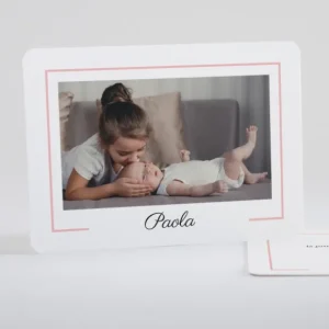 Faire-part de naissance Lisere prenom paysage*Faire-part Elégant Discount