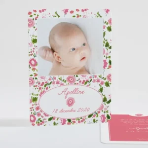 Faire-part de naissance Liberty vive le printemps*Faire-part Elégant Clearance