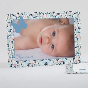 Faire-part de naissance Lovely papillon liberty*Faire-part Elégant Best