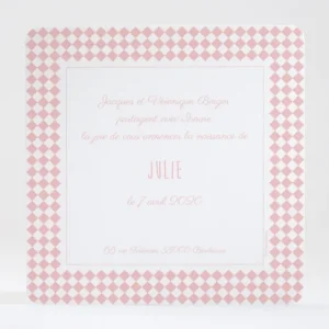 Faire-part de naissance Lovely Herissons*Faire-part Elégant Online