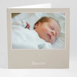 Faire-part de naissance Love*Faire-part Elégant New